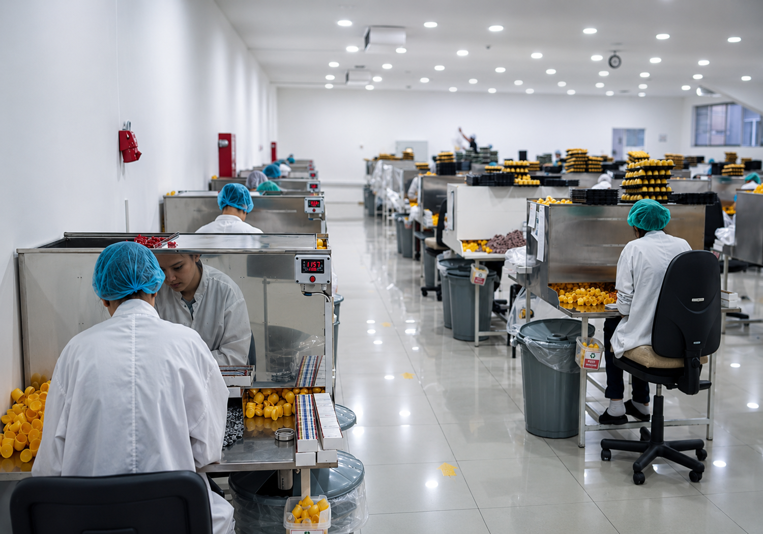 Maktois assembly line interior
